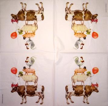 163 Cows - 3-ply - ppd - Adriana Sanmartin